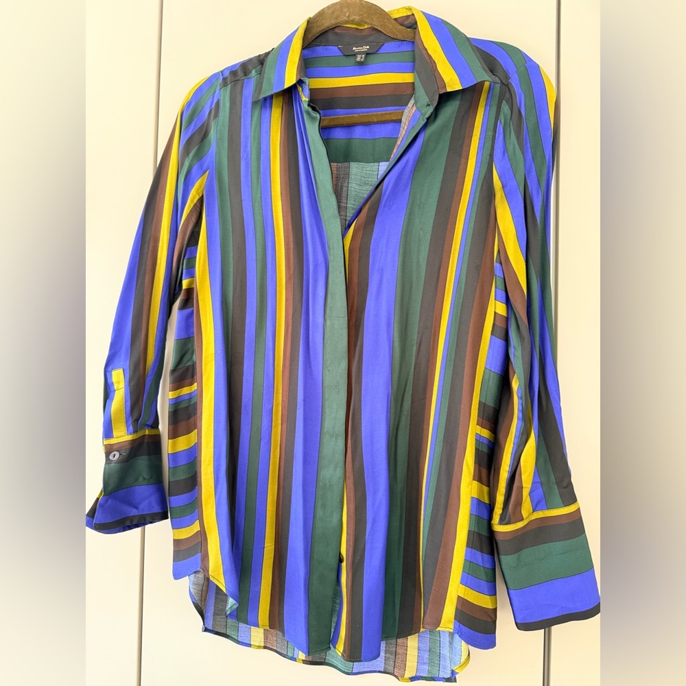 Multicolor Striped shirt 🩶
